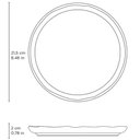 Ver imagem 3 de Jogo 12 Pratos 21,5cm Sobremesa Borboleta Cerâmica Porto Brasil Stoneware Decorada
