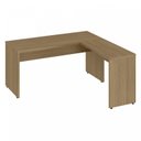 Ver imagem 2 de Mesa para Escritório em L Web30 150cm Espresso Móveis Malaga
