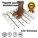 Ver imagem 2 de Tapete Banheiro Estrado Antiderrapante Com 108 Ventosas:Branco