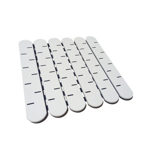 Tapete Banheiro Estrado Antiderrapante Com 108 Ventosas:Branco