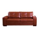 Ver imagem 5 de Sofá Decorativo Sala de Estar City 3 Lugares 200cm Couro Conhaque - Mozzelar