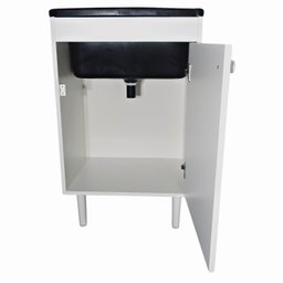 Balcão 1 Porta para Lavanderia 53cm + Tanque 34 Litros Astra Cor:tanque Preto - 5
