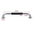 Ver imagem 5 de Barra de Apoio 30cm Inox Superficie Antiderrapante Kit 3 Unidades Banheiro Box Criança Idoso Cadeira