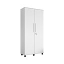 Ver imagem 1 de Guarda Roupa Solteiro com 2 Portas Gold Branco