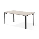Ver imagem 6 de Conjunto Sala de Jantar Mesa Iza New Tampo MDF/Vidro 6 Cadeiras Natani New Bege/Black/Off White
