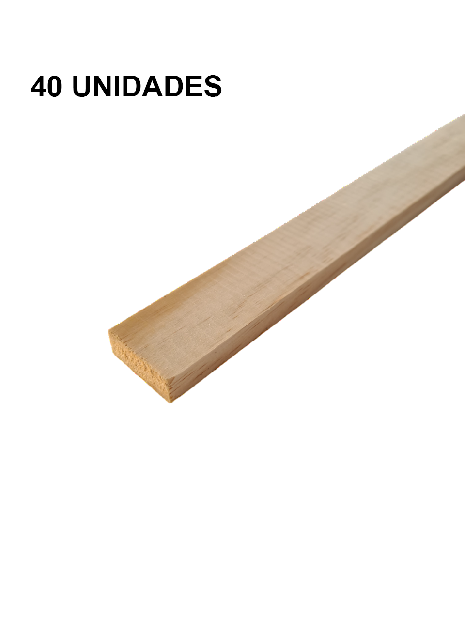 40 Ripas/sarrafos de 1x3x120 Cm Madeira de Pinus - 2