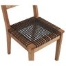 Conjunto 2 Cadeiras em Madeira Assento Corda Fortaleza II Casa e Jardim Móveis - 5