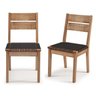 Conjunto 2 Cadeiras em Madeira Assento Corda Fortaleza II Casa e Jardim Móveis - 3