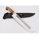 Ver imagem 2 de Faca Aço Iniox 10 Polegadas Picanheira Trançado