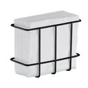 Ver imagem 1 de Porta Guardanapo de Mesa Aço Cromado Preto Utimil Organizador Restaurante Lancheria