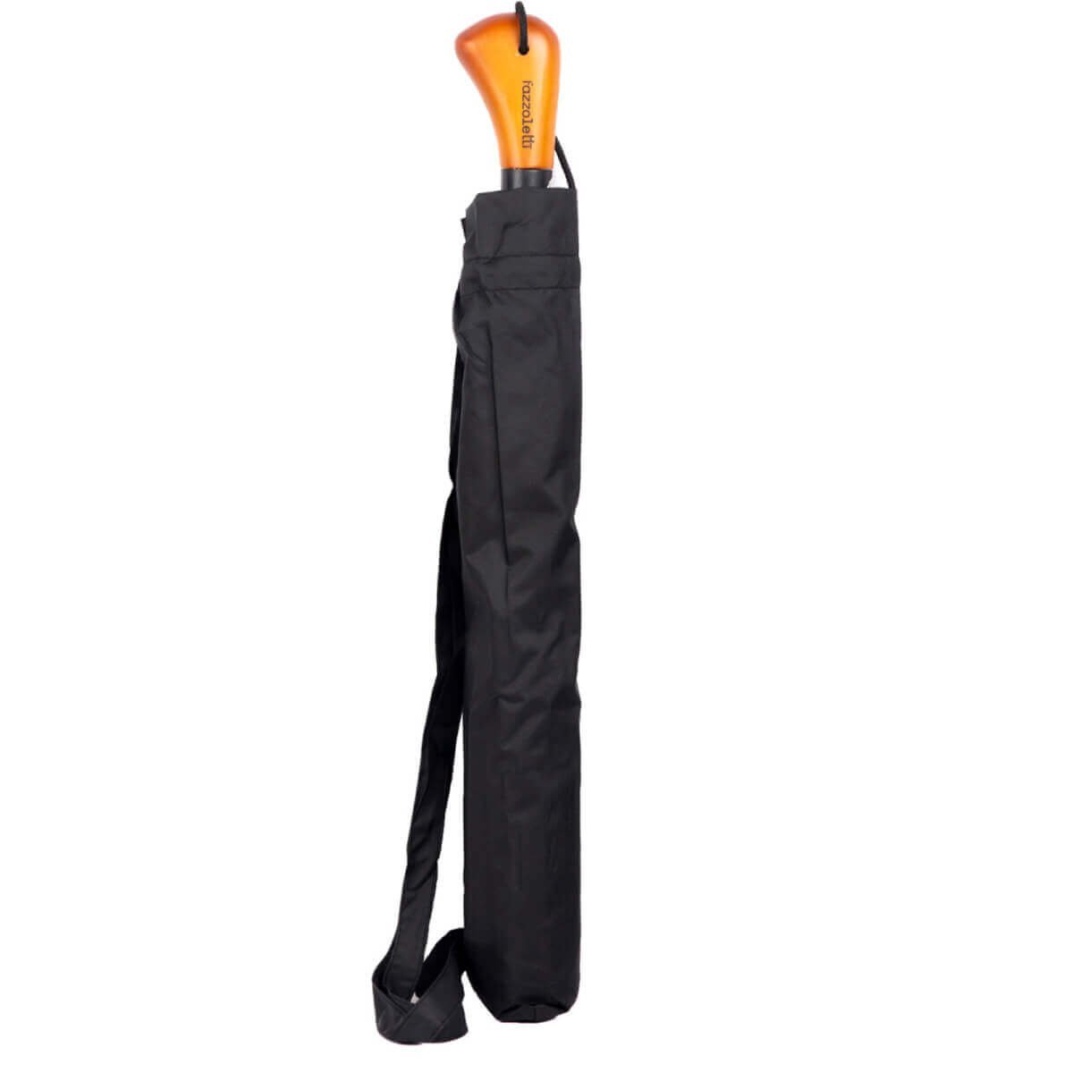 Guarda Chuva 130cm Fazzoletti Maxi Golf Automático Preto Grande Cabo de Madeira - 6