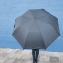 Ver imagem 2 de Guarda Chuva 130cm Fazzoletti Maxi Golf Automático Preto Grande Cabo de Madeira
