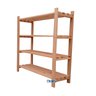 Estante Modular 4 Prateleiras Madeira 90x90x29 Cm Neonx sem Pintura - 1