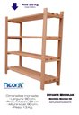 Ver imagem 3 de Estante Modular 4 Prateleiras Madeira 90x90x29 Cm Neonx sem Pintura