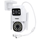 Ver imagem 1 de Câmera de Segurança Ip Satellite a-CAM8009D Dual Outdoor Wi-Fi 6MP Visão Noturna Ptz Prova D'Água Br