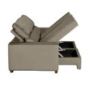 Ver imagem 6 de Sofá Baú San Marino Retrátil e Reclinável 3 Lugares 190cm Veludo Sofatec