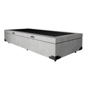 Ver imagem 5 de Cama Base Box Baú Solteiro Super Confort Suede Cinza + Colchão Solteiro Super Confort D33 24x88x188