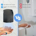 Ver imagem 5 de 2 Secadores de Mãos Automático 12 m/S Elétrico 1500W Sensor para Banheiro Preto Importway Iwsma-12Pt