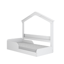 Ver imagem 3 de Cama Montessoriana Infantil Montessoriana Casinha Porta Livros Branco
