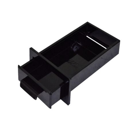 Gaveta Cinzeiro Lareira Chapa de Aço Preta Popular 46x32x6cm Metal Mig 632mtm