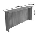 Ver imagem 3 de Painel Ilha Cozinha Canelado 200 100% MDF Nature - Nesher