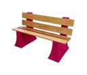 Ver imagem 1 de Banco Jardim Espera com Encosto 1,5 metro - ROSA 022