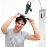 Suporte Secador Cabelo Ventosa Parede Vidro Azulejo Espelho Articulavel Flexivel Banheiro Penteadeir - 6
