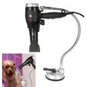 Ver imagem 1 de Suporte Secador Cabelo Ventosa Parede Vidro Azulejo Espelho Articulavel Flexivel Banheiro Penteadeir