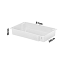 Ver imagem 2 de Bandeja Caixa C/ Tampa 11 Litros Câmara Fria 10x30x51cm