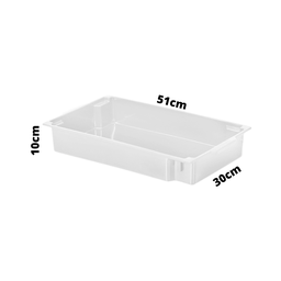 Bandeja Caixa C/ Tampa 11 Litros Câmara Fria 10x30x51cm - 2