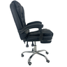 Cadeira de Escritório Presidente Soft Ergonômica Apoio para Pés - Preto - 2 - 9