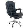 Cadeira de Escritório Presidente Soft Ergonômica Apoio para Pés - Preto - 2 - 8