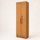 Ver imagem 3 de Armário Multiuso 2 Portas com Chave 100% MDF Toronto Yescasa Cinamomo