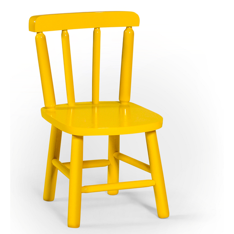 Cadeira Infantil - Amarelo - Jm Móveis