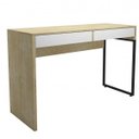 Ver imagem 4 de Conjunto Home Office Industrial 2 Peças 1 Escrivaninha e 1 Estante Móveis Belo Amadeirado
