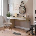 Ver imagem 6 de Conjunto Home Office Industrial 2 Peças 1 Escrivaninha e 1 Estante Móveis Belo Amadeirado