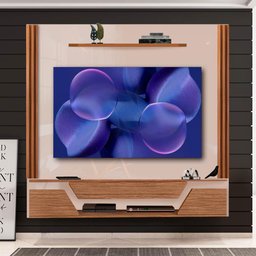 Painel Suspenso Ripado TV 60 Polegadas Off White Noce Poseidon 1.8 Shop JM - 1