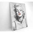 Ver imagem 6 de Quadro Marilyn Monroe Batom 60x90 Cm Vidro Impresso
