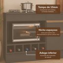 Ver mais imagens de Cozinha Completa Veneza 6 Portas 1 Gaveta MDF-MDP 190cm Multimóveis