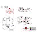 Ver imagem 7 de Cozinha Completa Veneza 6 Portas 1 Gaveta MDF-MDP 190cm Multimóveis