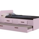 Ver imagem 2 de Cama Solteiro com Cama Auxiliar e Gavetas Cindy