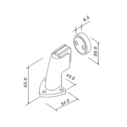 Kit 3 Prendedor Porta Magnetico 808 Imab Corten Piso Parede - 4