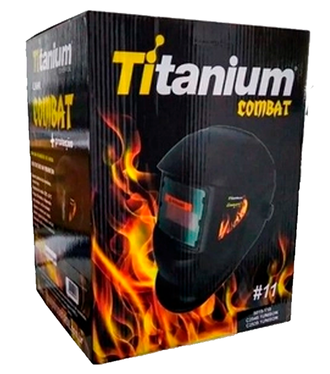 Máscara de Solda Titanium Auto Escurecimento Combat Tonalidade 11 Fixa - 5496 - 5