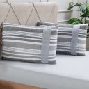 Ver imagem 4 de Jogo de Cama Solteiro Malha 2 Pçs Bella Cama New 88x188cm Cinza