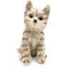 Estatueta Gato Realista Decorativo Enfeite Sala Casa Estátua Resina Animal Pet Gatinho Decoração - M - 1