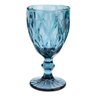 Jogo 8 Taças de Vidro Diamond Diamante Azul 300ml Água Class Home - 4