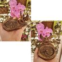 Ver imagem 5 de Incensário Deusa Isis - Olho Horus - Queimador de Incenso - Resina Dourada - 13cm - Magia