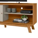 Ver imagem 3 de Rack para Tv até 65 Polegadas Anzio com 1 Porta - Nature / Off White