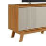 Rack para Tv até 65 Polegadas Anzio com 1 Porta - Nature / Off White - 4