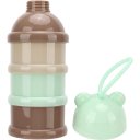 Ver imagem 1 de Pote Dosador Infantil 3 Compartimentos 7,5x23cm Verde